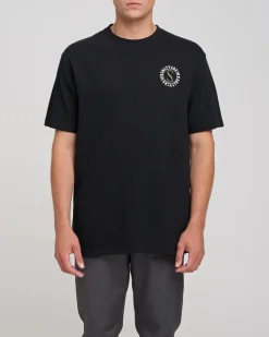 Salty Crew Short Sleeve Shirts Mens|Flies>Tentacles Standard S/S Tee Black