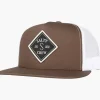 Salty Crew Hats And Headwear|Flies>Tippet Trucker Hat Brown White