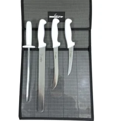 Sicut Filleting Knives|Flies>Fisherman Knife Pack White Handles