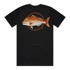 Simms Short Sleeve Shirts Mens|Flies>Artist Tee Snapper Fish it Well