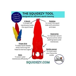 TackleWest Fishing Tools|Flies>Squidezy Squid Cleaning Tools Set