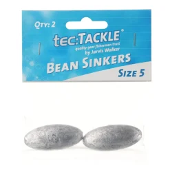 Tec Tackle Sinkers|Flies>Tectackle Bean Sinker