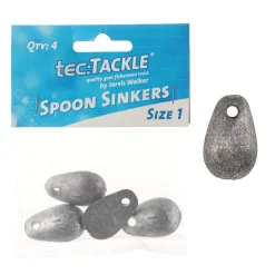 Tec Tackle Sinkers|Flies>Tectackle Spoon Sinker