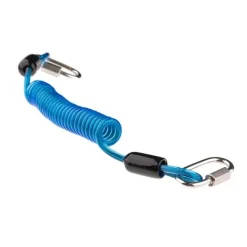 Toit Tool Accessories|Flies>Tether, Blue Coil Lanyard
