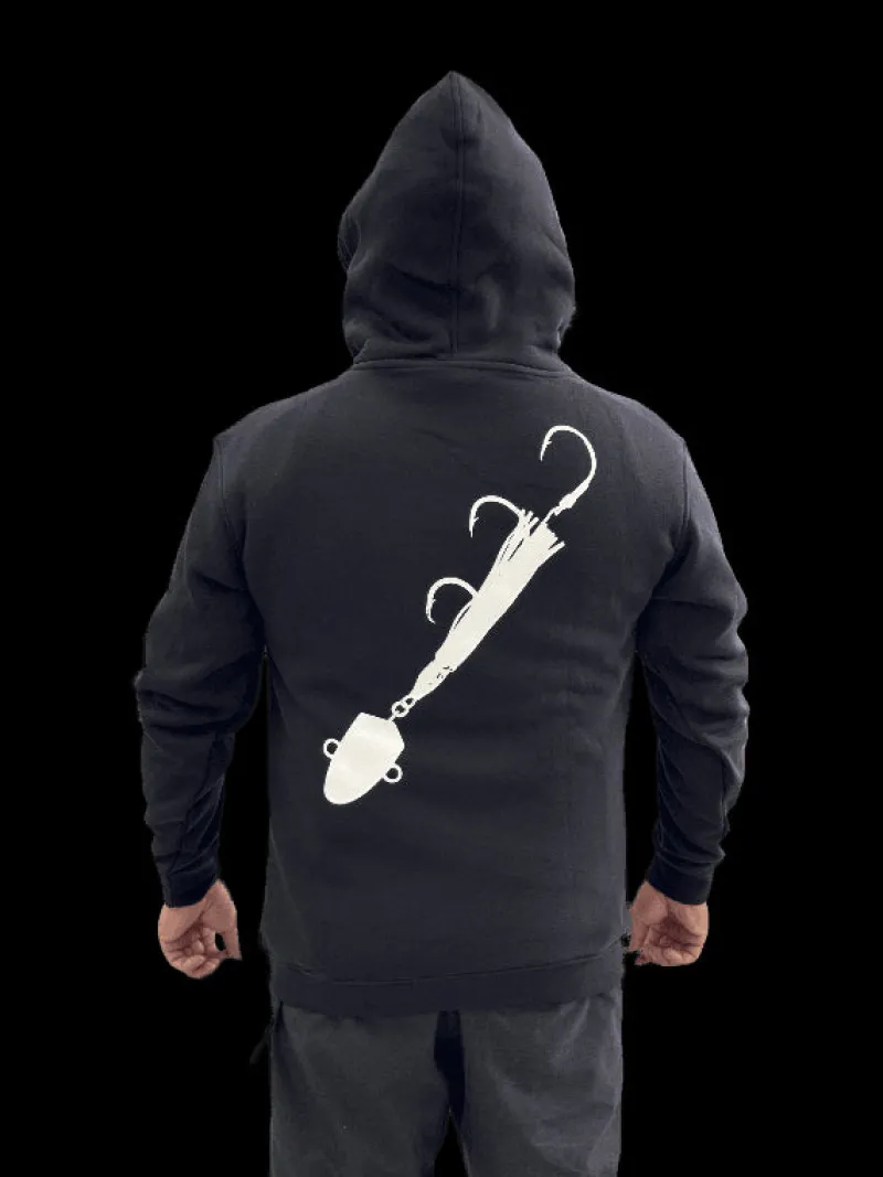 Vexed Jackets And Jumpers|Flies>Bottom Meat Hoody Black