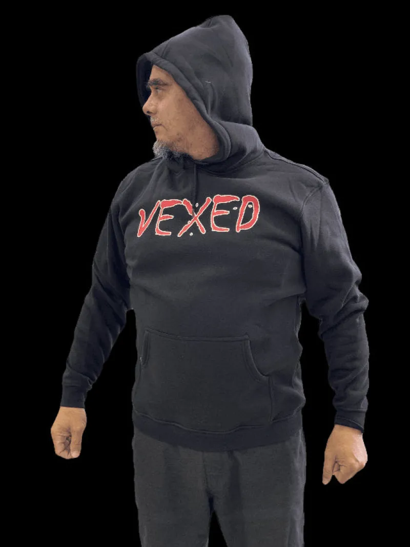 Vexed Jackets And Jumpers|Flies>Bottom Meat Hoody Black