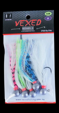 Vexed Lead Head Jig Lures|Flies>Buckabou Jig 5-pack