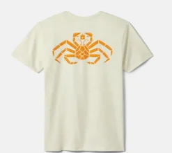 YETI Short Sleeve Shirts Mens|Flies>King Crab Short Sleeve T-Shirt Natural