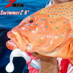 TackleWest Soft Plastic Lures|Flies>Zman Swimmerz 6